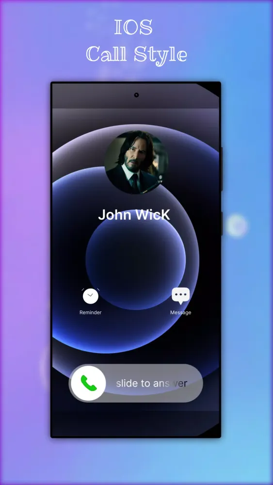 Incoming Call Screen Theme Screenshots