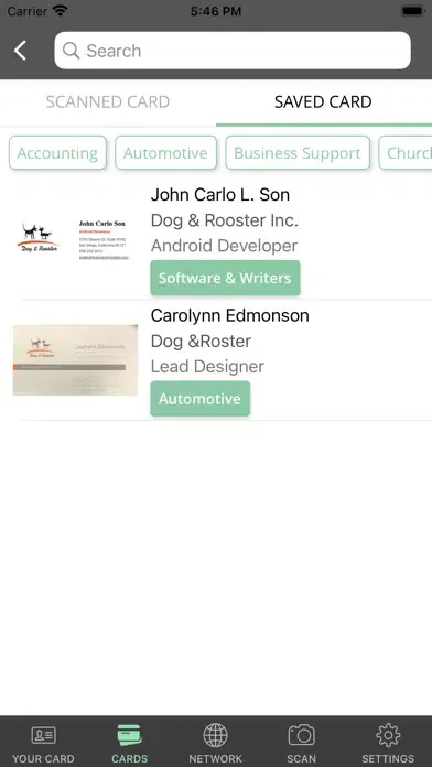 MyBC - App Screenshots