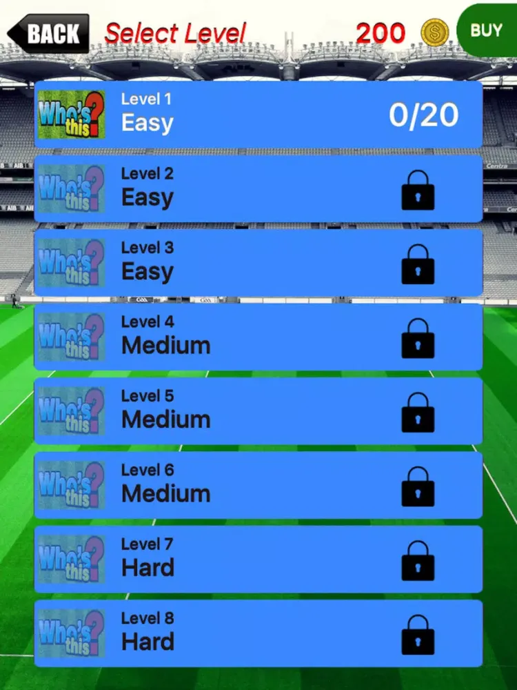 Whos This? 90s Football Edition iPad  스크린샷
