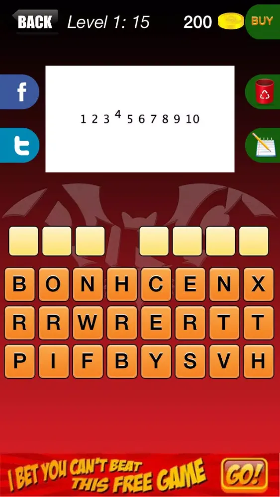 Dingbats स्क्रीनशॉट