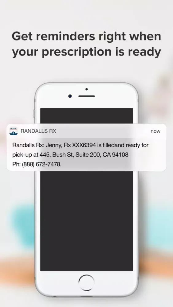 Capturas de tela do Randalls Pharmacy