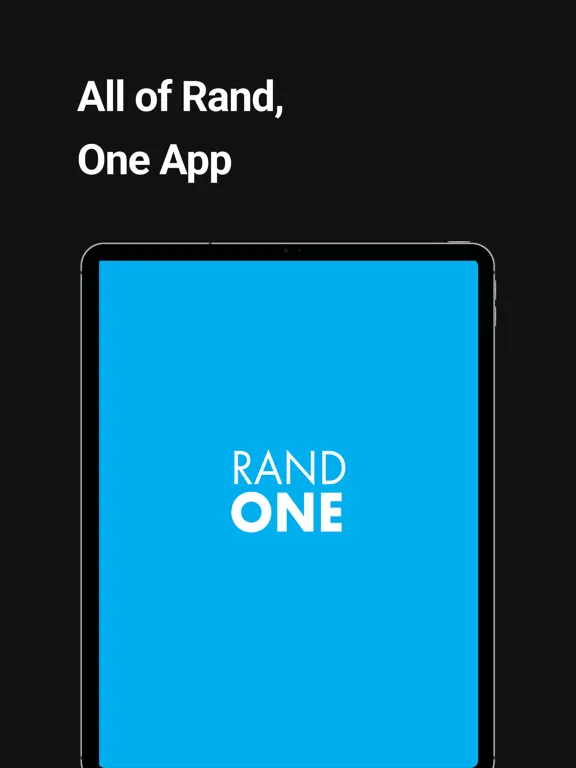 Tangkapan layar Rand One iPad 