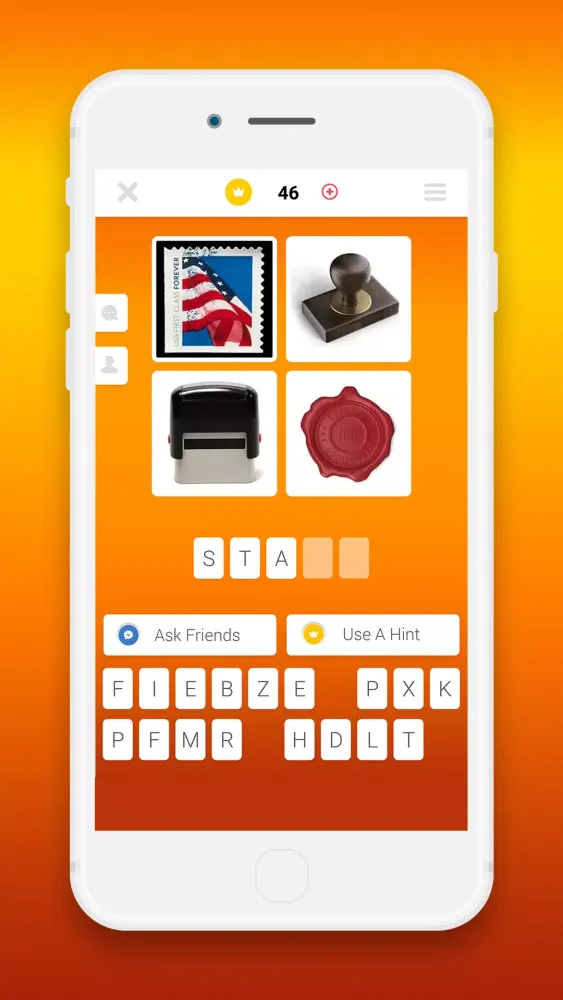 Tangkapan skrin Guess the Word