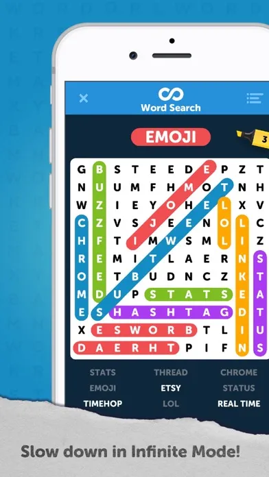 Infinite Word Search Puzzles سکرین شاٹس