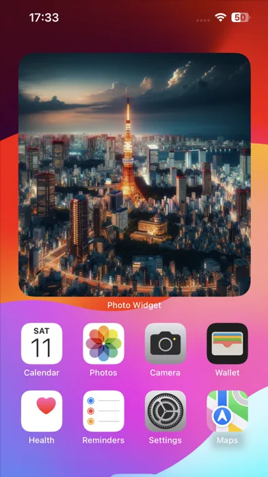 Display photos on home screen應用截圖
