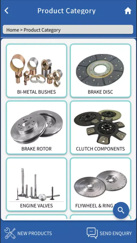 Captures d'écran de Rane Auto Parts - Catalogue