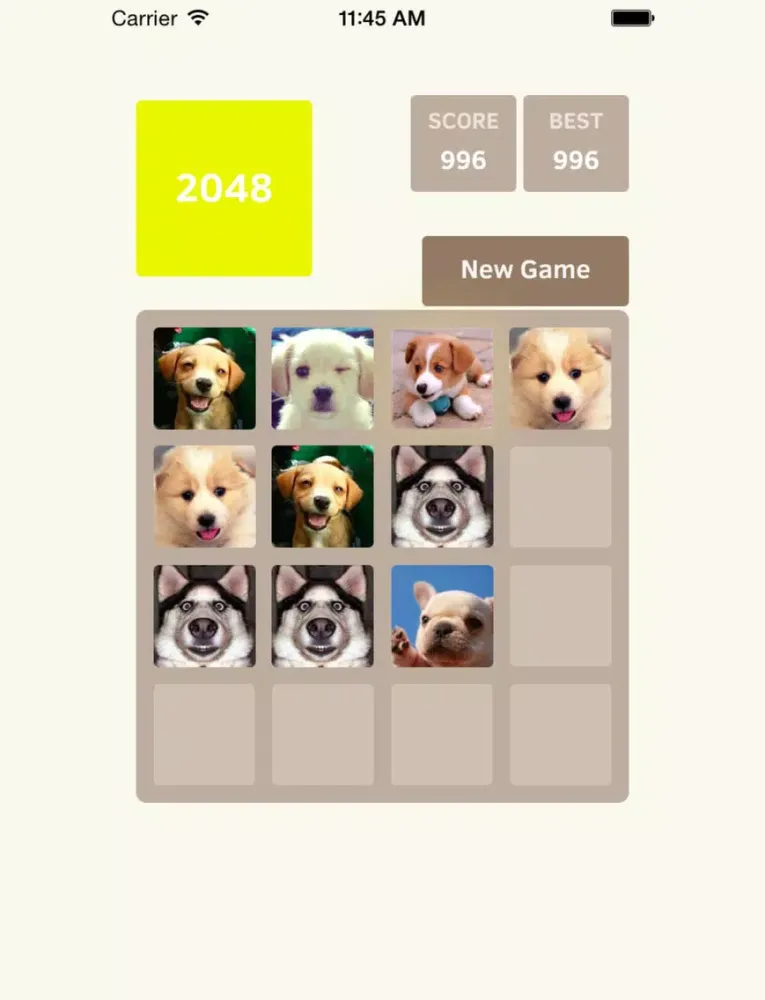 2048 Dogs Edition iPad  Screenshots