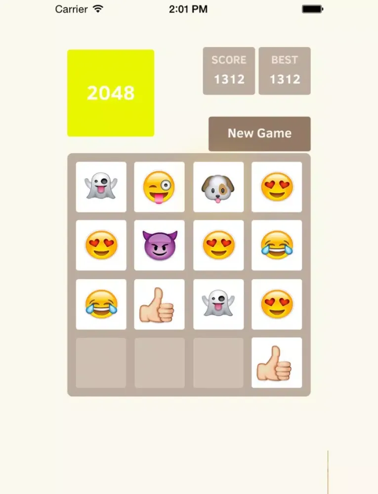 2048 Emoji Version iPad  Screenshots
