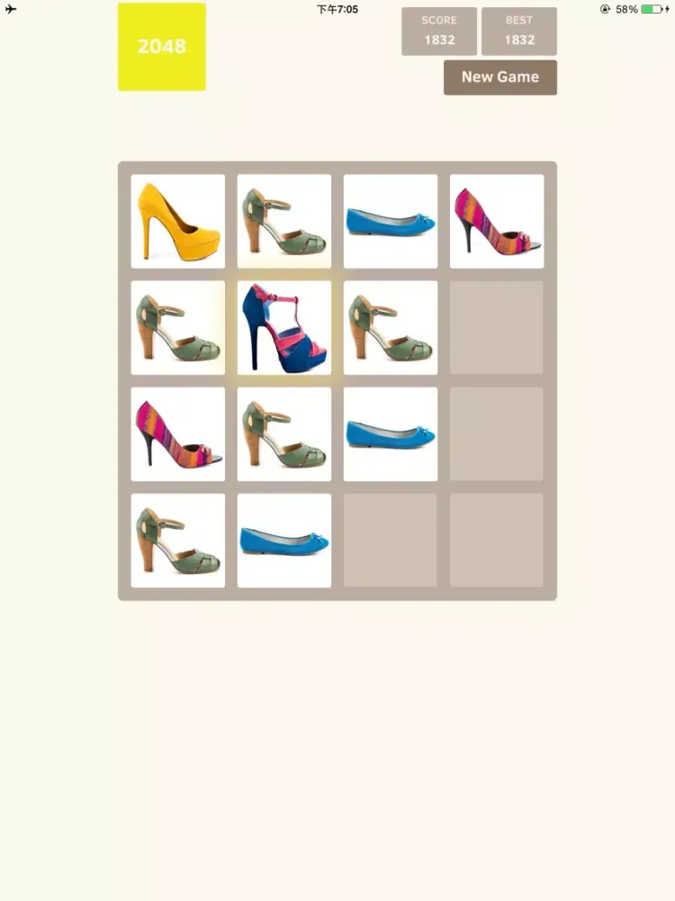 2048 High Heels iPad  스크린샷