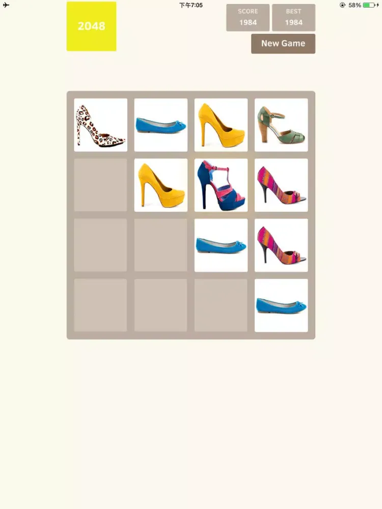 2048 High Heels iPad  스크린샷