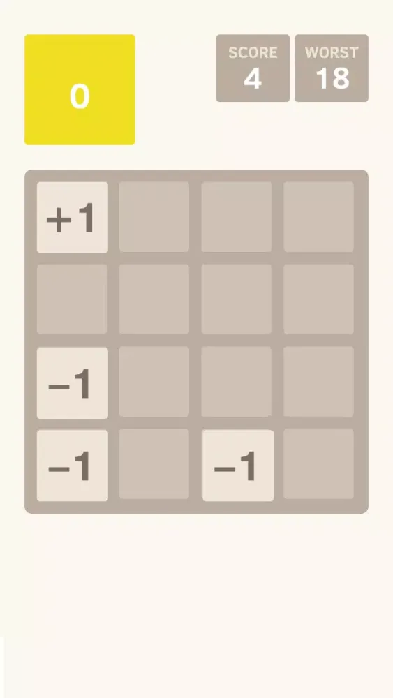 Zero - Endless Version of 2048 Screenshots