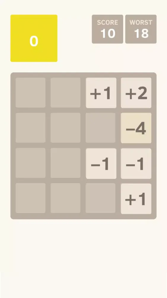 Zero - Endless Version of 2048 Screenshots