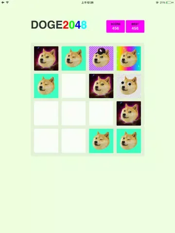 2048 Doge Version Pro iPad  스크린샷