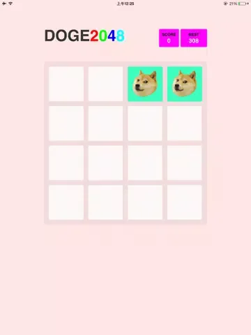 2048 Doge Version Pro iPad  스크린샷