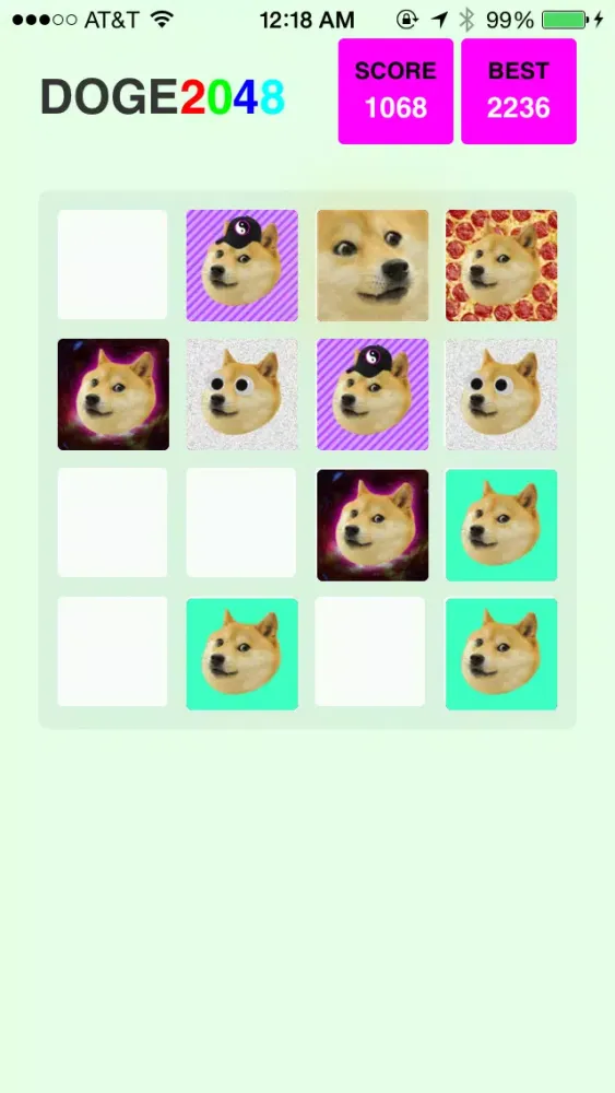 2048 Doge Version Pro 스크린샷