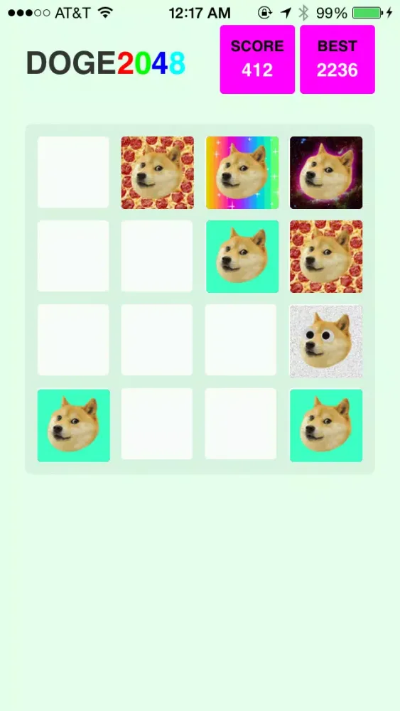 2048 Doge Version Pro 스크린샷