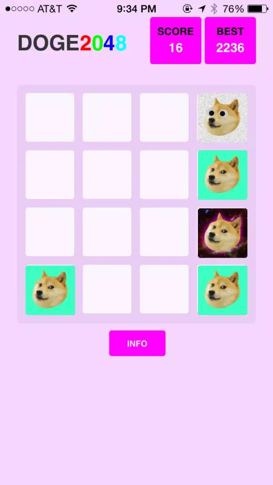 2048 Doge Version Pro 스크린샷