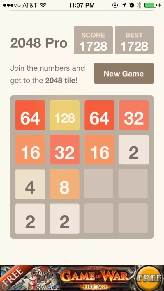 2048 Pro Version Screenshots
