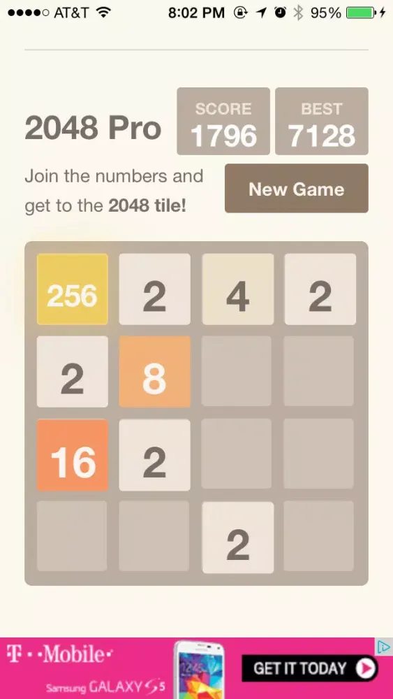 2048 Pro Version Screenshots