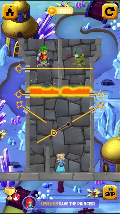 Capturas de tela do Tom and Jerry Rescue Puzzle