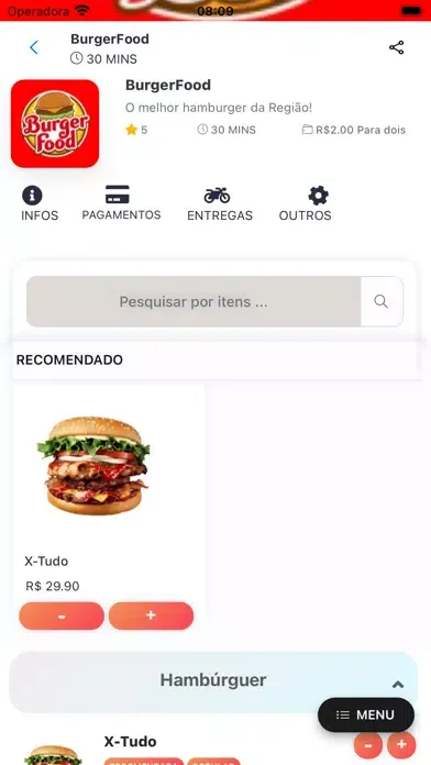 Tangkapan layar Rango App