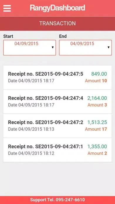 Tangkapan layar Rangy Dashboard
