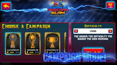 Capturas de tela do Basketball Slam 2023