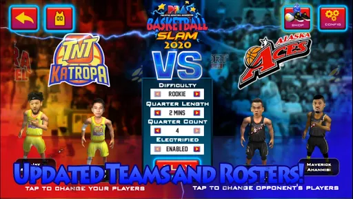 Capturas de tela do Basketball Slam!
