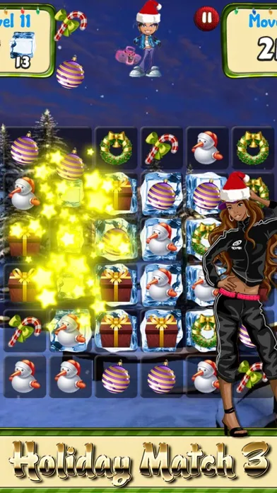 Candy Christmas Countdown! - The puzzle game to play while waiting for presents Screenshots