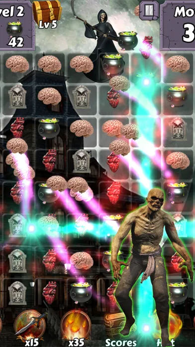 Capturas de pantalla de Zombie Mania Halloween World - Free puzzle games for trick or treat
