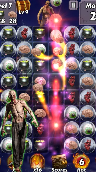 Capturas de pantalla de Zombie Mania Halloween World - Free puzzle games for trick or treat