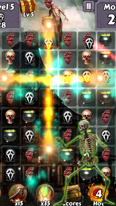 Capturas de pantalla de Zombie Mania Halloween World - Free puzzle games for trick or treat