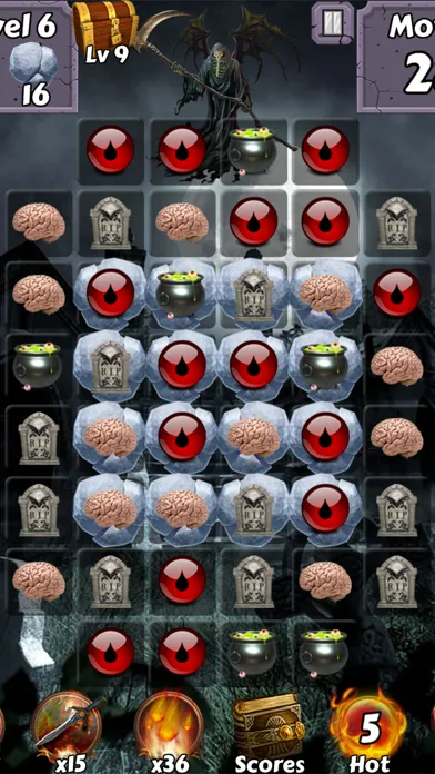 Capturas de pantalla de Zombie Mania Halloween World - Free puzzle games for trick or treat