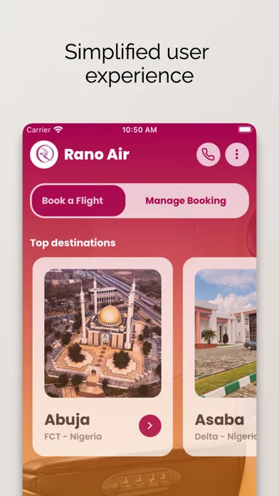 ภาพหน้าจอของ Rano Air