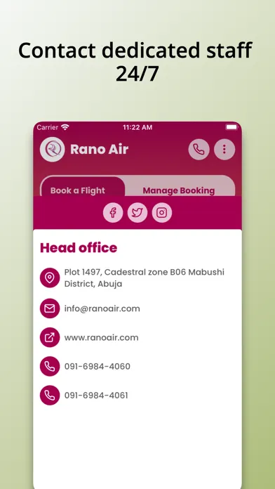 ภาพหน้าจอของ Rano Air