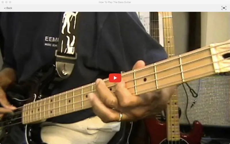 Tangkapan layar How To Play The Bass Guitar