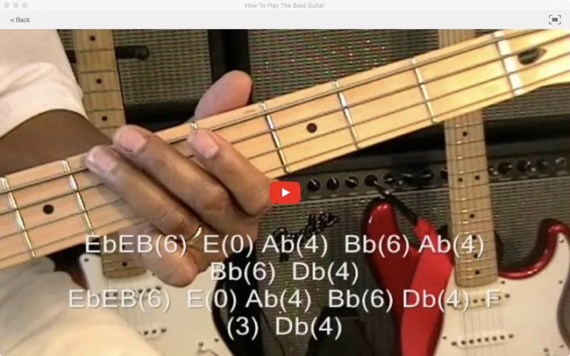 Tangkapan layar How To Play The Bass Guitar