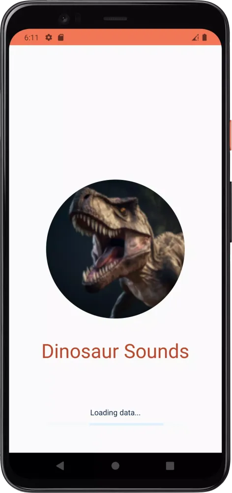 ภาพหน้าจอของ Dinosaur Sounds