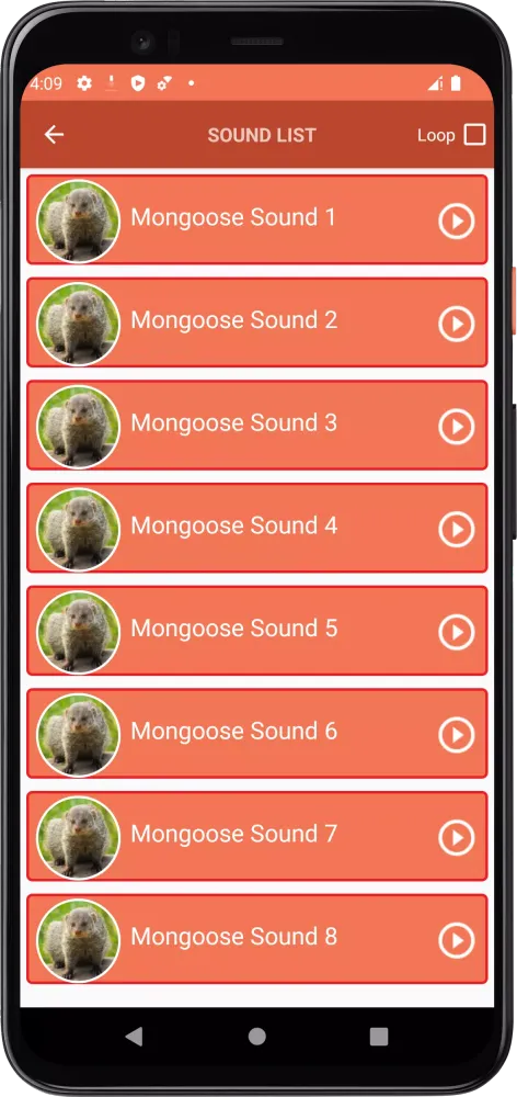 Mongoose Sounds Screenshots