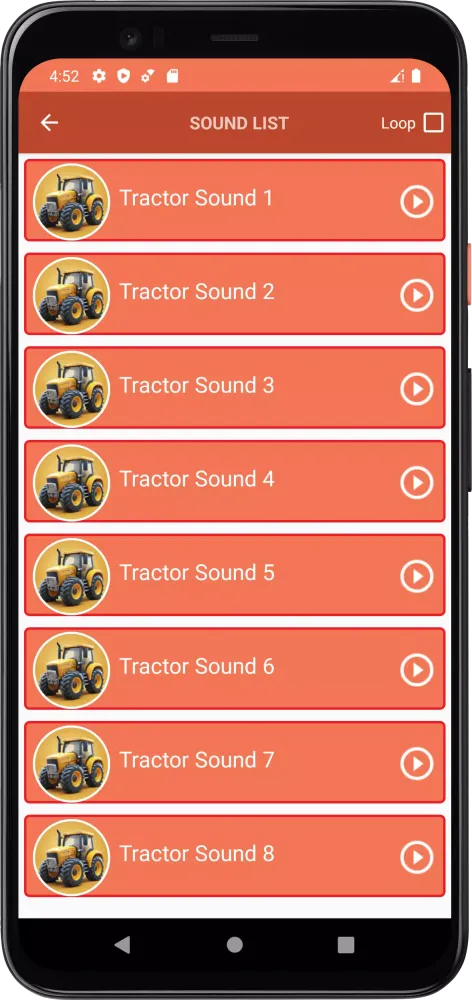 Tangkapan layar Tractor Sounds