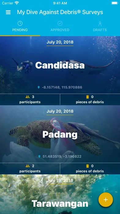 PADI AWARE स्क्रीनशॉट