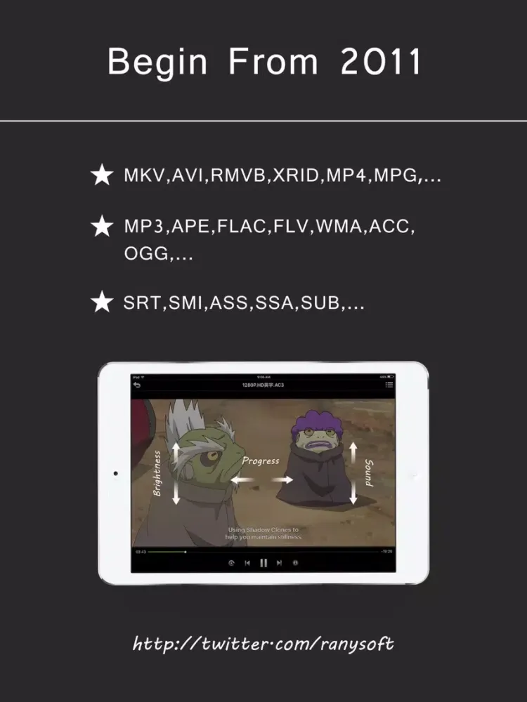 Capturas de tela do AcePlayer Plus iPad 