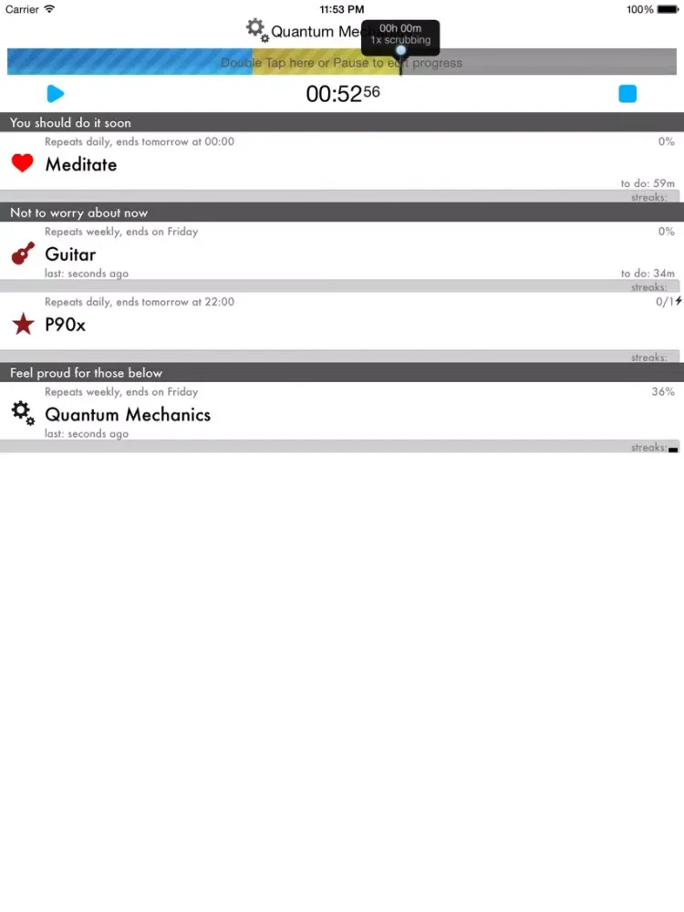 Systematic - Set goals, track time & build habits iPad  Screenshots