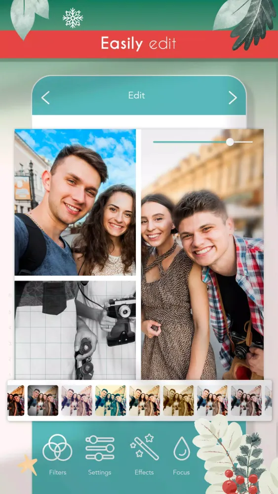 Captures d'écran de Photo frames to share cute app