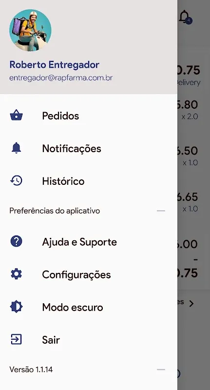 RapEntrega Entregador RapFarma Screenshots