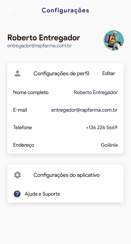 RapEntrega Entregador RapFarma Screenshots