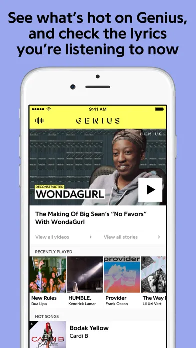 Genius: Song Lyrics Finder 스크린샷