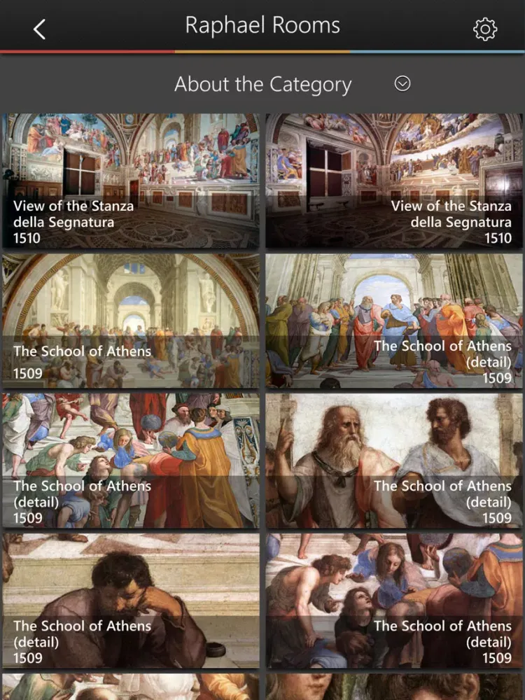 صور Raphael Works: Virtual Museum & Art Gallery iPad 