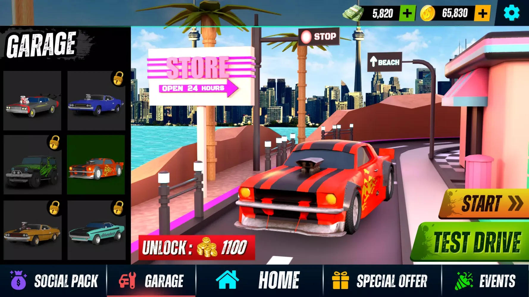 Capturas de pantalla de Stunt Car - Car Jumping Games