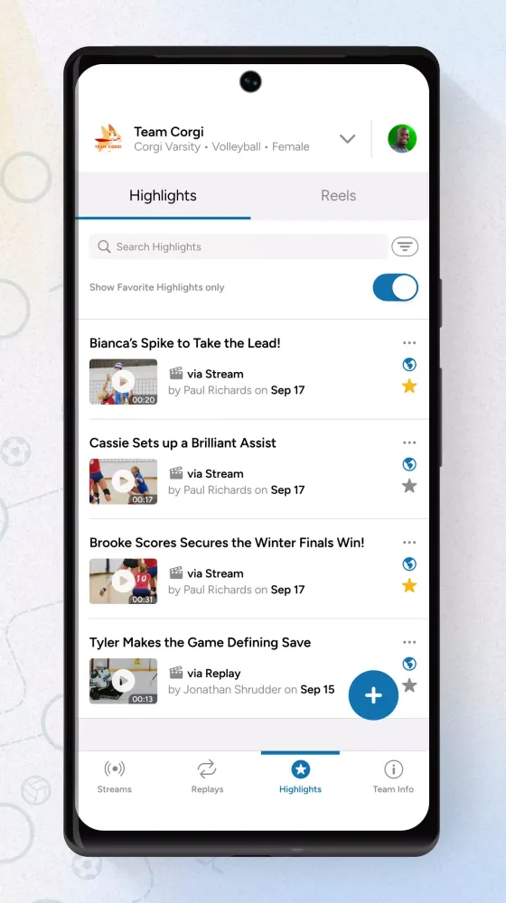 Скриншоты SportsEngine Play